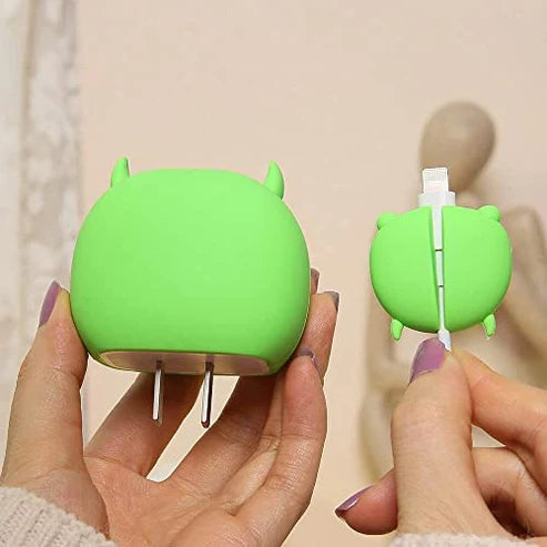 Iphone Charger Case Cover - Cyclope - 4 Piece Set