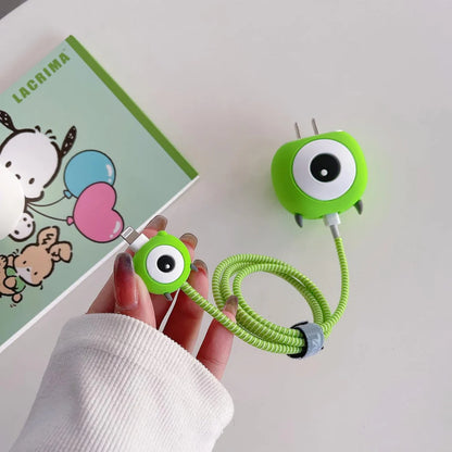 Iphone Charger Case Cover - Cyclope - 4 Piece Set